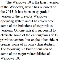 Network Defense _Windows vulnerabilities